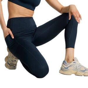 NWT Victorias Secret Incredible Essential Pocket Leggings Blue Spacedye.  1